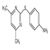 2-[(4-AMINOPHENYL)THIO]-4,6-DIMETHYLPYRIMIDINE of picture