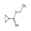 CYCLOPROPANECARBOXIMIDIC ACID ETHYL ESTER of picture