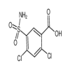 2,4-DICHLORO-5-SULFAMOYLBENZOIC ACID of picture