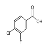 4-chloro-3-fluorobenzoic acid of picture