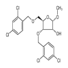 1-Methyl-3,5-bis-O-(2,4-dichlorobenzyl)-alpha-D-ribofuranoside of picture