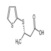 Butanoic acid, 3-(2-thienylthio)-, (3S) of picture