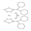 Dichloro[1,1 -bis(dicyclohexylphosphino)ferrocene]palladium(II), dichloromethane adduct,98% of picture