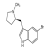 (R)-5-Bromo-3-((1-methylpyrrolidin-2-yl)methyl)-1H-indole 98% of picture