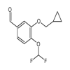 4-(DIFLUOROMETHOXY)-3-(CYCLOPROPYLMETHOXY)-BENZALDEHYDE  of picture