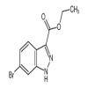 Ethyl 6-bromo-1H-indazole-3-carboxylate 97% of picture