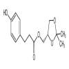 (4S)-(2,2-dimethyl-1,3-dioxolan-4-yl)-3-(4- hydroxybenzene) propanoic acid,methyl ester (Landiolol) of picture