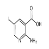 3-Pyridinecarboxylic acid, 2-amino-5-iodo- of picture