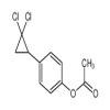 4-(2,2-Dichlorocyclopropyl)phenol 1-acetate  of picture