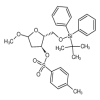 methyl5-O-tert-butyldiphenylsilyl-2-deoxy-3-O-(4-methylbenzenesulfonyl)-D-erythro-pentofuranoside of picture