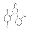 trans-N-Methyl-3-(2-hydroxyphenyl)-4-(2-bromo-5-chlorophenyl)pyrrolidine(100mg/vial) of picture