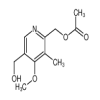 2-Acetoxymethyl-5-hydroxymethyl-4-methoxy-3-methylpyridine(2.5mg/vial) of picture