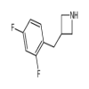 3-[(2,4-Difluorophenyl)methyl]azetidine(100mg/vial) of picture