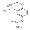 2-(4-Acetoxy-2-methoxyphenoxy)-acetonitrile(2.5g/vial) of picture