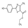 2-(4-Hydroxyphenyl)-4-methylthiazole-5-carboxytic acid ethyl ester of picture