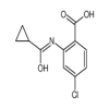 4-Chloro-2-[(cyclopropylcarbonyl)amino]benzoic Acid of picture