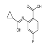 2-[(Cyclopropylcarbonyl)amino]-4-fluorobenzoic Acid of picture