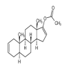 17-Acetoxy-5a-androsta-2,16-diene of picture