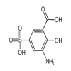 3-amino-5-sulfo salicylique. of picture