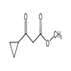 3-Cyclopropyl-3-oxo-propionic acid methyl ester of picture