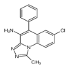 7-Chloro-1-methyl-5-phenyl-[1,2,4]triazolo[4,3-a]quinolin-4-amine(5mg/vial) of picture