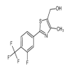 2-[3-Fluoro-4-(trifluoromethyl)phenyl]-4-methyl-5-hydroxymethyl Thiazole(25mg/vial) of picture