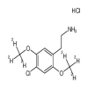 2,5-(Dimethoxy-d6)-4-chlorophenethylamine Hydrochloride(1mg/vial) of picture