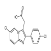 6-Chloro-2-(4-chlorophenyl)imidazo[1,2-a]pyridine-3-acetic Acid(10mg/vial) of picture