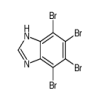 4,5,6,7-Tetrabromobenzimidazole(25mg/vial) of picture