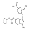 4-[[5-[[(Cyclopentyloxy)carbonyl]amino]-1-methyl-1H-indol-3-yl]methyl]-3-methoxybenzoic Acid(10mg/vial) of picture