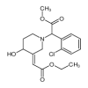 (3E)-α-(2-Chlorophenyl)-3-(2-ethoxy-2-oxoethylidene)-4-hydroxy-1-piperidineacetic Acid Methyl Ester
(Mixture of Diastereomers)(10mg/vial) of picture