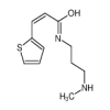 (E)-N-(3-Methylaminopropyl)-2-thiopheneacrylamide(25mg/vial) of picture