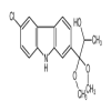 6-Chloro-β,β-dimethoxy-α-methyl-9H-carbazole-2-ethanol(10mg/vial) of picture