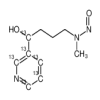 4-(Methylnitrosamino)-1-(3-pyridyl)-1-butanol-1,2’,3’,4’,5’,6’-13C6(0.25mg/vial) of picture
