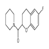1-[(6-Fluoro-3,4-dihydro-2H-1-benzopyran-2-yl)carbonyl]piperidine(250mg/vial) of picture