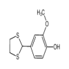 2-(4-Hydroxy-3-methoxyphenyl)-1,3-dithiolane(100mg/vial) of picture