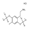 2,5-(Dimethoxy-d6)-4-iodophenethylamine Hydrochloride(10mg/vial) of picture