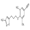 3,5-Dimethyl-4-[3-(3-methyl-5-isoxazolyl)propoxy]-benzonitrile(25mg/vial) of picture