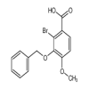 2-Bromo-3-benzyloxy-4-methoxybenzoic Acid(250mg/vial) of picture