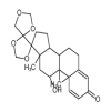 9-Fluoro-11β-hydroxy-17,20:20,21-bis(methylenedioxy)-pregna-1,4-dien-3-one(1mg/vial) of picture