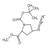(2S,4R)-4-Azido-1,2-pyrrolidinedicarboxylic Acid 1-(1,1-Dimethylethyl) 2-Methyl Ester(25mg/vial) of picture