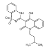 3-(1,1-Dioxo-1,4-dihydrobenzo[1,2,4]thiadiazin-3-yl)-4-hydroxy-1-(3-methylbutyl)-1H-quinolin-2-one(25mg/vial) of picture