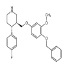 (3S,4R)-4-(4-Fluorophenyl)-3-[[3-methoxy-4-(benzyloxy)phenoxy]methyl]
piperidine(5mg/vial) of picture