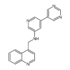 3-(4-Methylquinolinylamino)-5-(3-pyrimidinyl)pyridine(2.5mg/vial) of picture