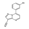 7-(3-Bromophenyl)pyrazolo[1,5-a]pyrimidine-3-carbonitrile(100mg/vial) of picture