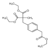 4-(2,2-Dicarboethoxy-propyl)phenylacetic Acid Ethyl Ester(10mg/vial) of picture