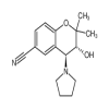 6-Cyano-3,4-dihydro-2,2-dimethyl-trans-4-(1-pyrrolidinyl)-2H-benzo-[b]-pyrano-3-ol(25mg/vial) of picture