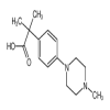 α,α-Dimethyl-4-(4-methyl-1-piperazinyl)benzeneacetic Acid(250mg/vial) of picture
