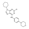 2-Chloro-9-cyclohexyl-N-[4-(4-morpholinyl)phenyl]-9H-purin-6-amine(10mg/vial) of picture