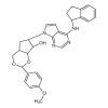(4aS,6R,7S,7aR)-6-[4-[[(1S)-2,3-Dihydro-1H-inden-1-yl]amino]-7H-pyrrolo[2,3-d]pyrimidin-7-yl]hexahydro-2-(4-methoxyphenyl)-cyclopenta-1,3-dioxin-7-ol(10mg/vial) of picture